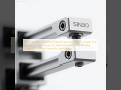 উচ্চ নির্ভুলতা শিল্প রোবট নিউম্যাটিক ফিঙ্গার গ্রিপার লিঙ্ক, স্বয়ংক্রিয় যন্ত্রপাতির জন্য মজবুত, টেকসই ডিজাইন, উপাদান হ্যান্ডলিং এবং অ্যাসেম্বলি অ্যাপ্লিকেশনগুলির জন্য