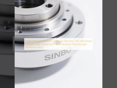 উচ্চ নির্ভুলতা হারমোনিক রিডাক্টর হাউজিং সিএনসি মেশিনযুক্ত রোবোটিক কোর উপাদান পরিধান প্রতিরোধী উচ্চ শক্তি অ্যালুমিনিয়াম খাদ