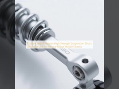 সার্ভিস রোবট মোবাইল চ্যাসির জন্য কাস্টম উচ্চ নির্ভুলতা উচ্চ শক্তি সাসপেনশন শক শোষক লিঙ্ক