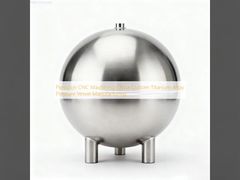 যথার্থ সিএনসি মেশিনিং চীন কাস্টম টাইটানিয়াম খাদ চাপ জাহাজ উত্পাদন