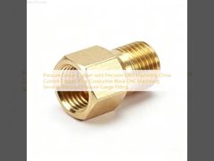 চাপ গেজ কপার জয়েন্ট প্রিসিশন CNC মেশিনিং চীন কাস্টম কপার অ্যালয় কন্ডাক্টিভ ব্লক CNC মেশিনিং সার্ভিসেস প্রিসিশন চাপ গেজ ফিটিং